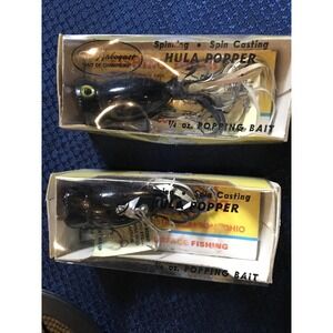 Fred Arbogast Hula Popper Lures (2)